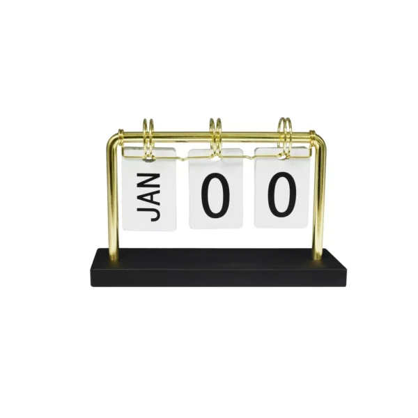 Desk Calendar Gold